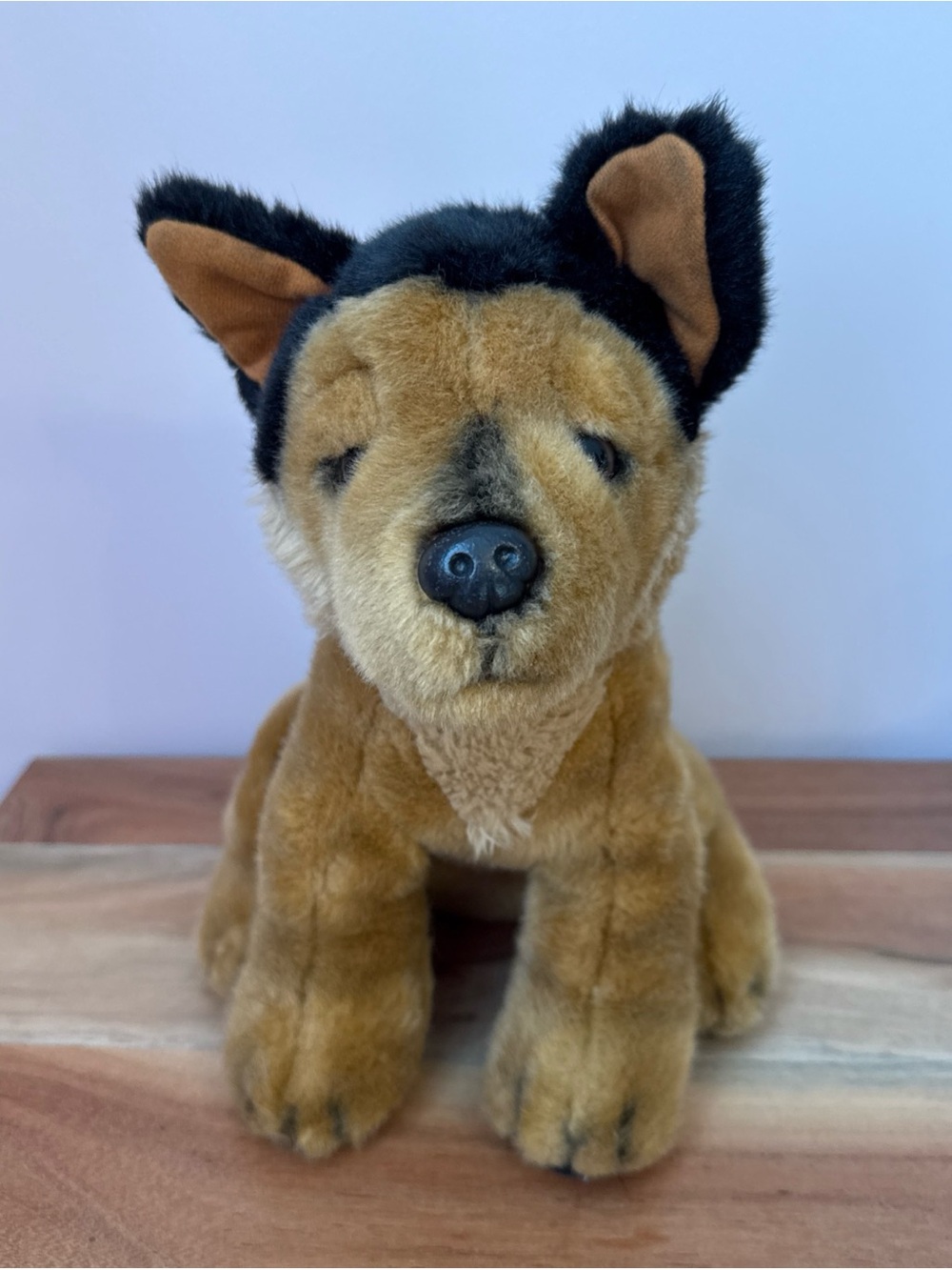 FAO Schwarz German Shepherd Plush Dog Stuffed Animal Puppy 10" Toys R Us 2012